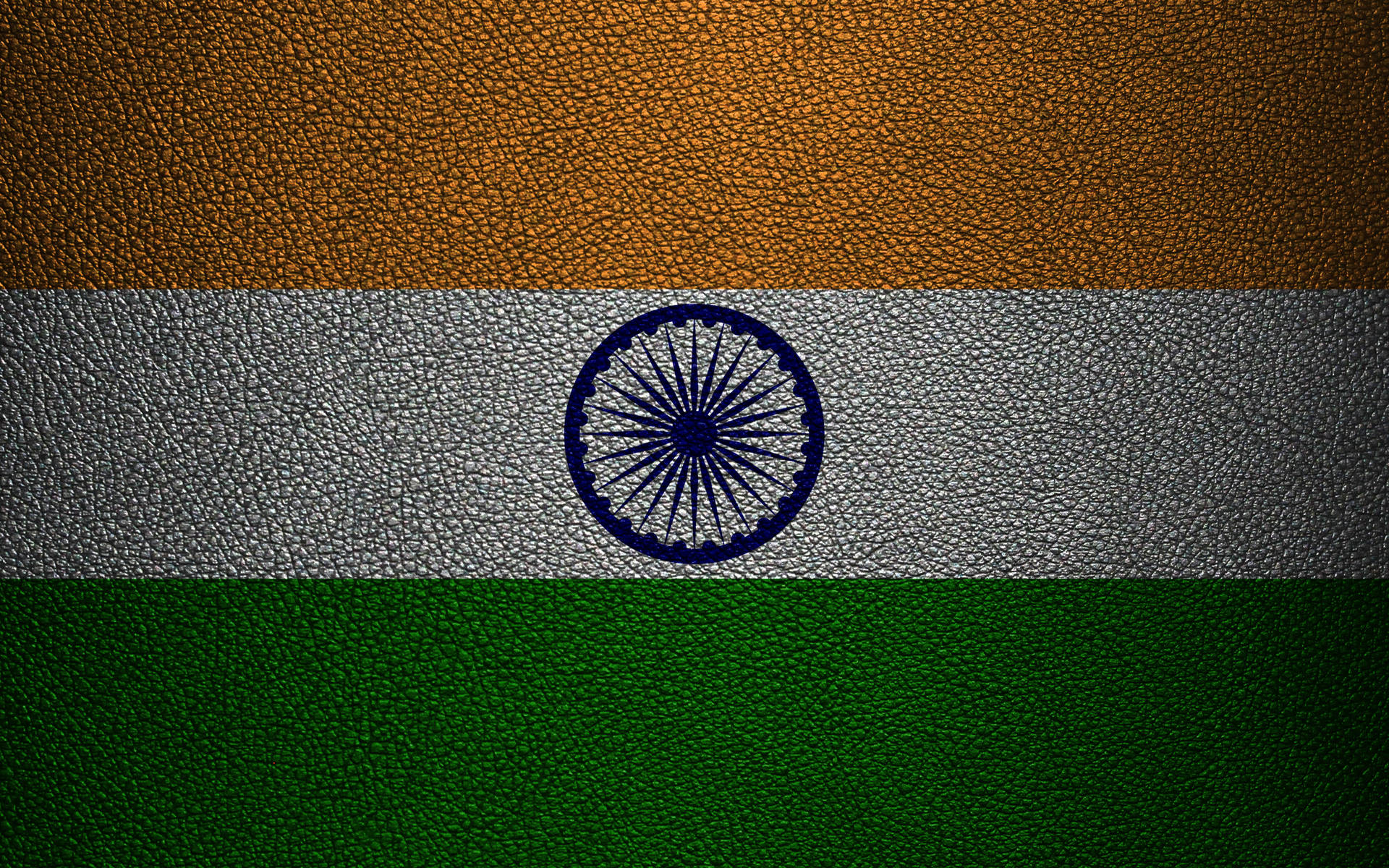Rough Textured Indian Flag 4k Picture