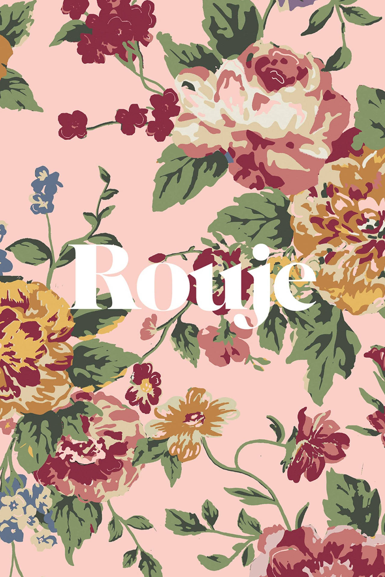Rouje Phone Flowers Background