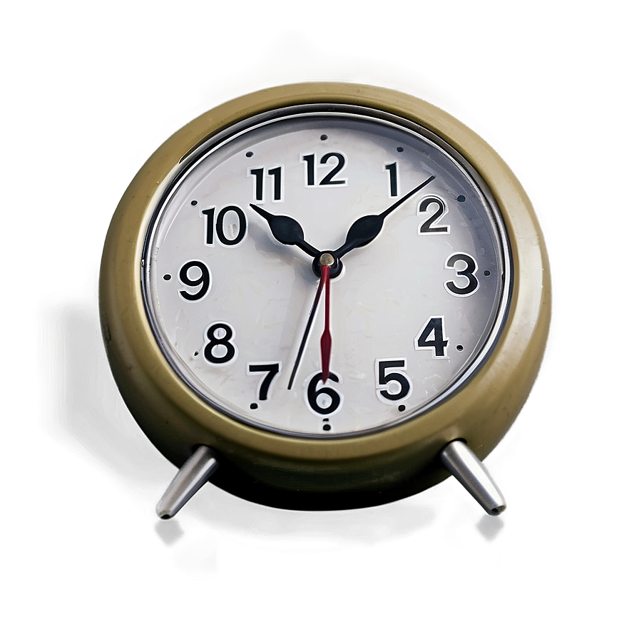 Round Alarm Clock Png 05252024 PNG