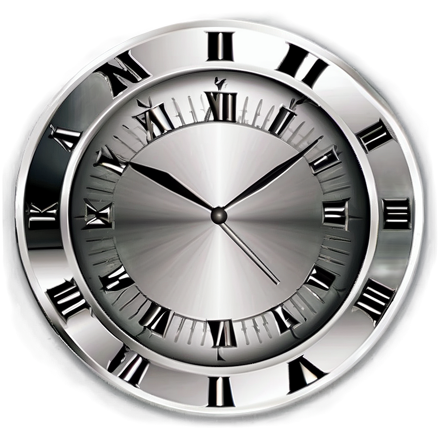 Round Clock Clipart Png 06262024 PNG