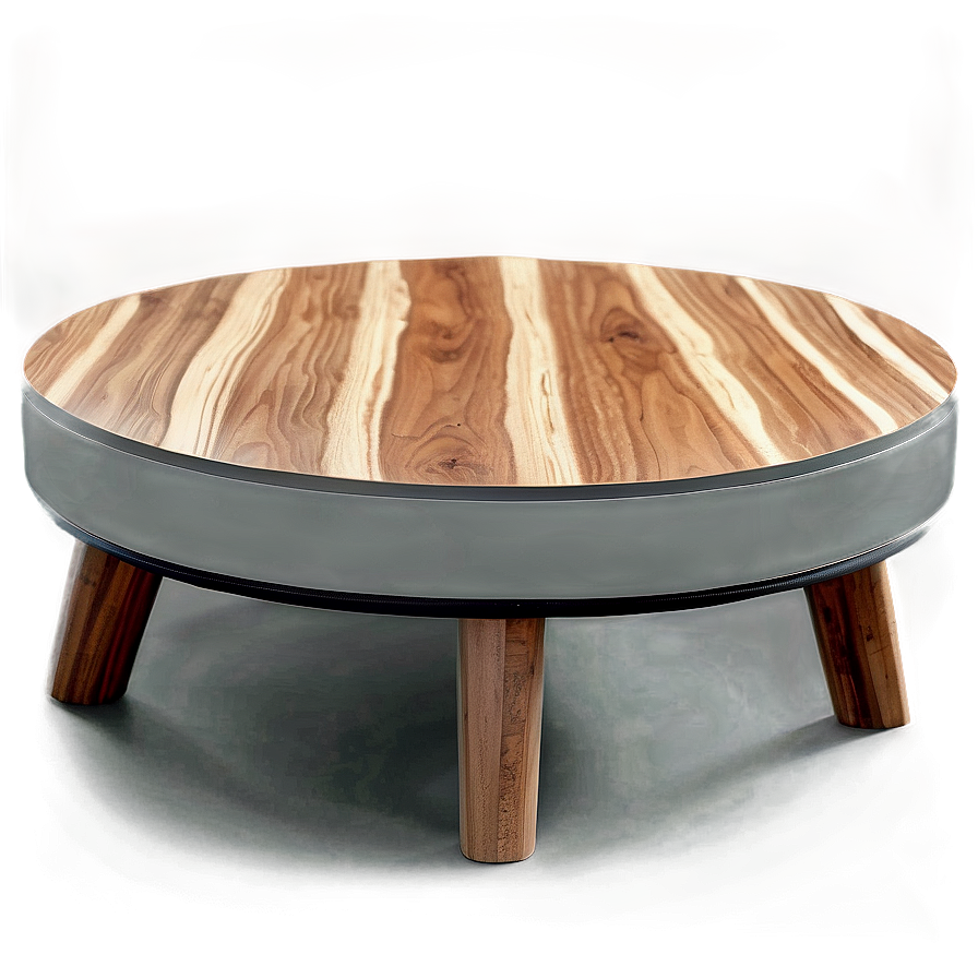 Round Coffee Table Concept Png 06132024 PNG