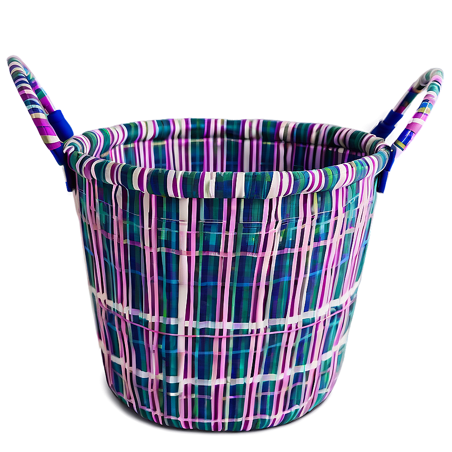 Round Fabric Laundry Basket Png 06132024 PNG