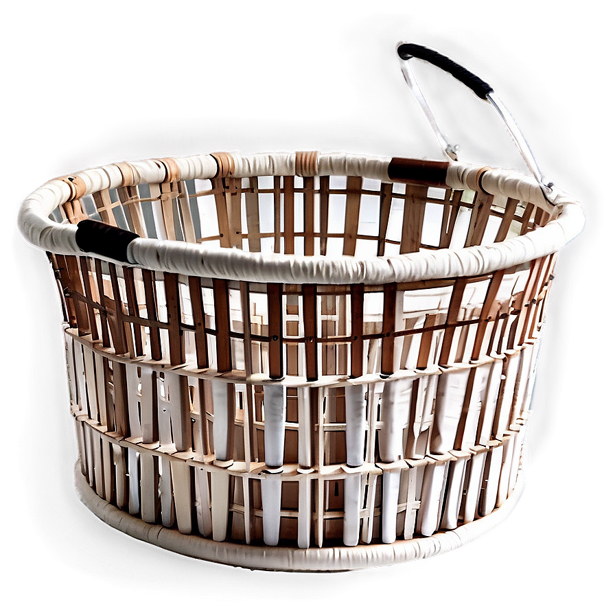 Round Fabric Laundry Basket Png 06132024 PNG