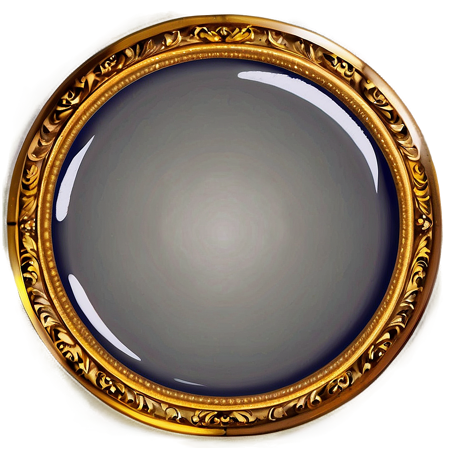 Round Frame Art Png Chv30 PNG