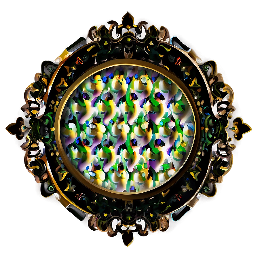 Round Frame Design Png 06122024 PNG