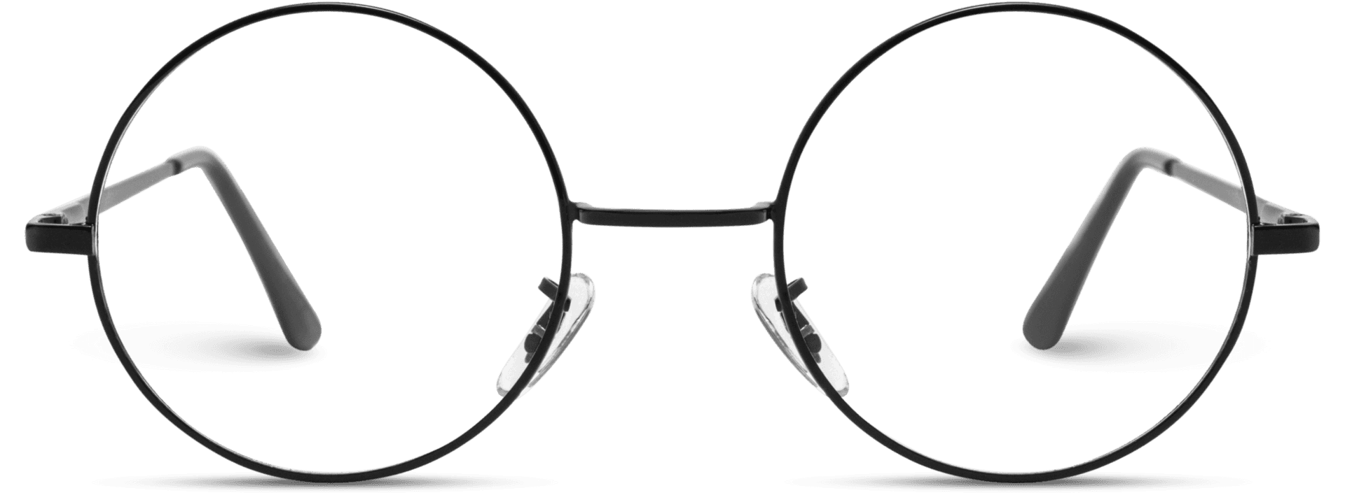 Round Frame Metal Eyeglasses PNG