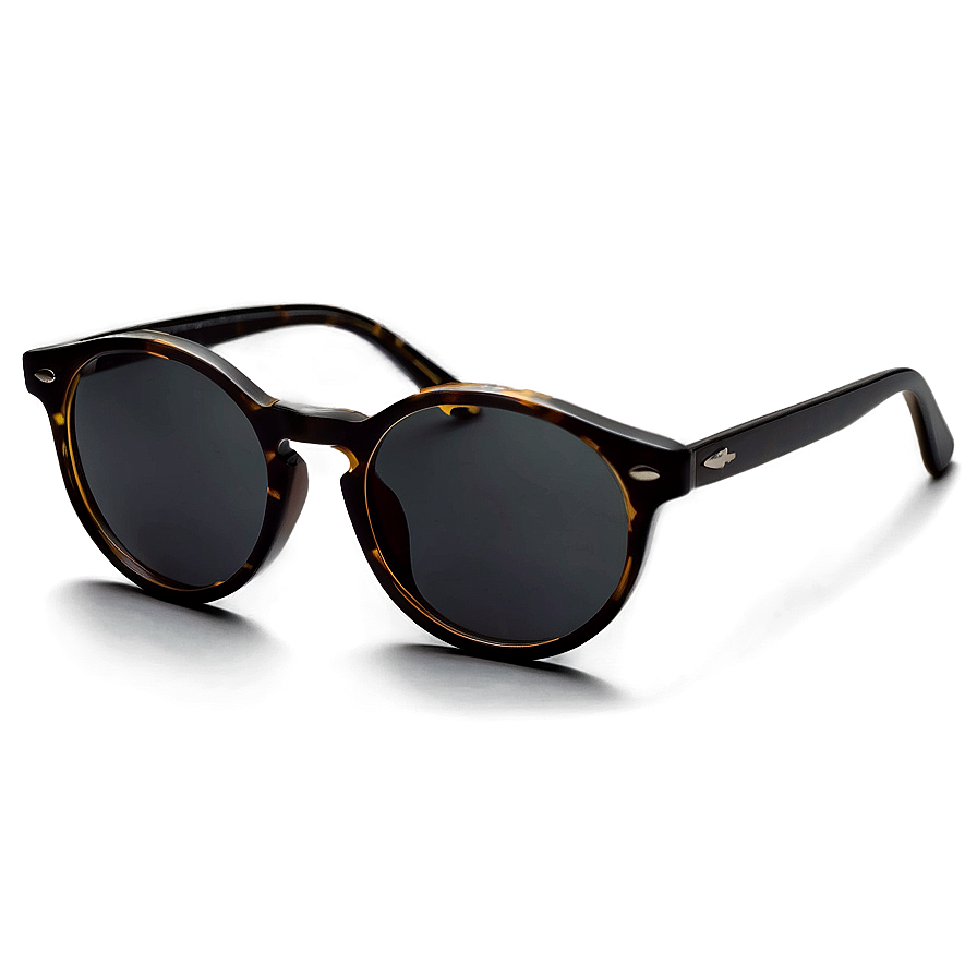 Round Frame Sunglasses Png 04292024 PNG