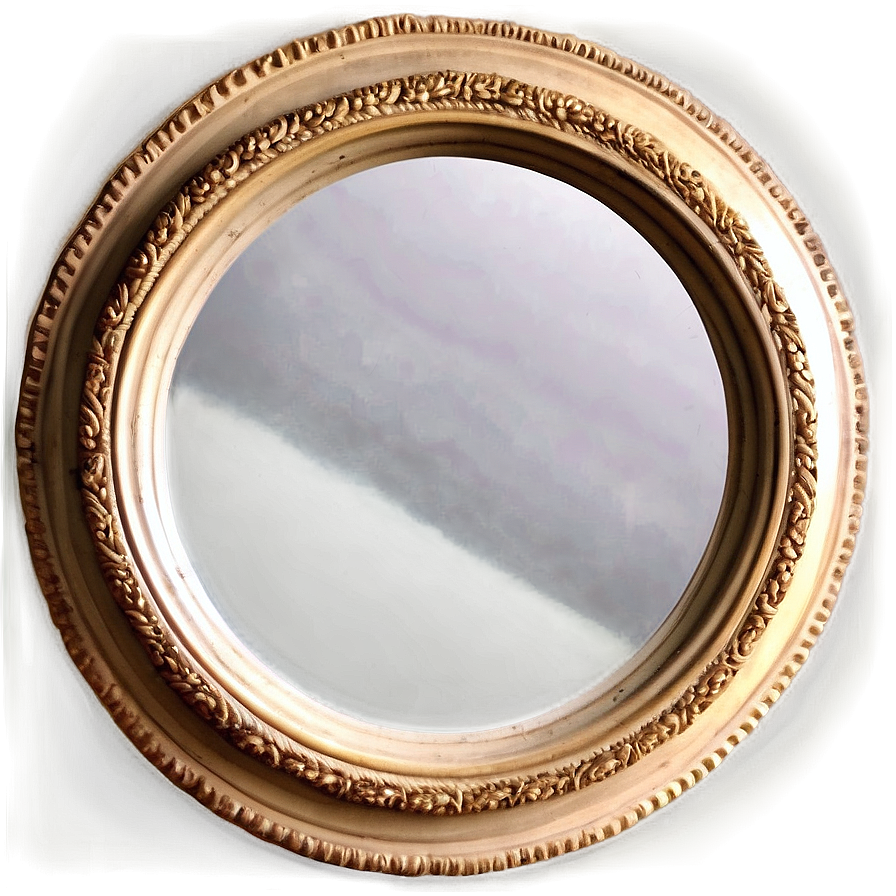 Round Mirror Frame Png 06262024 PNG