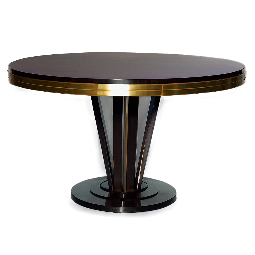 Round Table Art Deco Png Qxf PNG