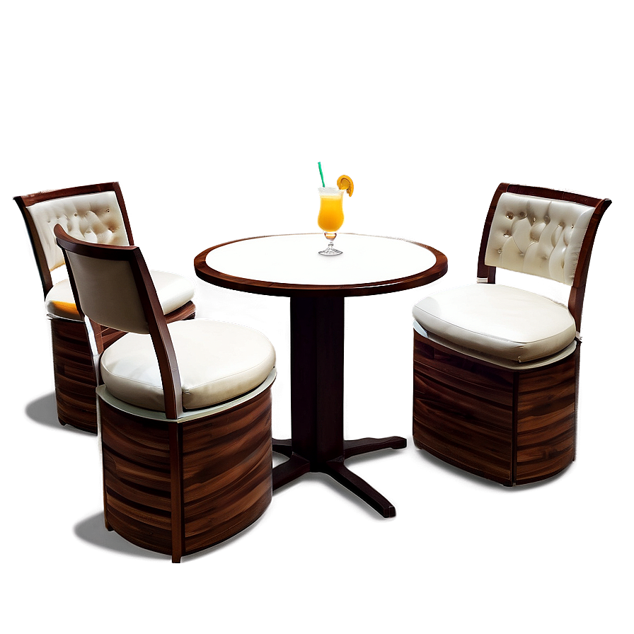 Round Table Cocktail Setup Png 50 PNG