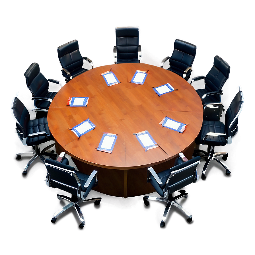 Round Table Meeting Layout Png 45 PNG