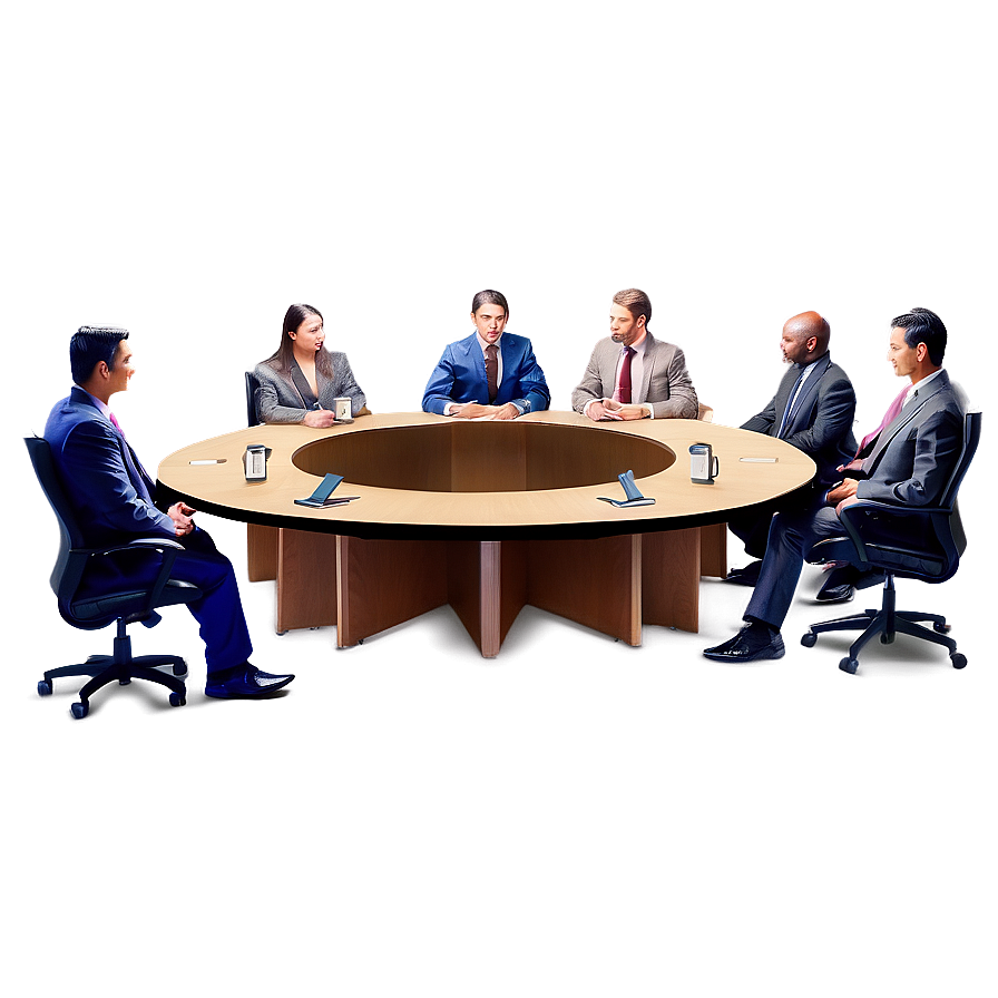 Round Table Meeting Layout Png 99 PNG