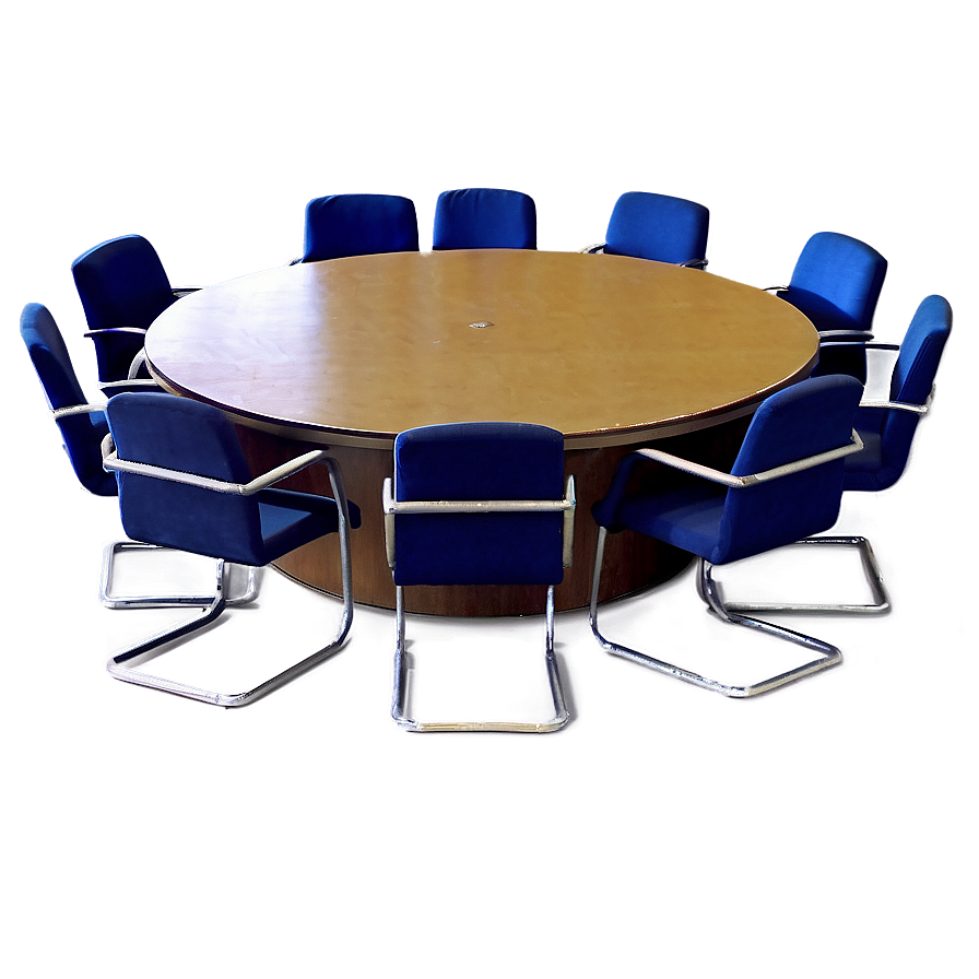 Round Table Office Furniture Png Lqp PNG