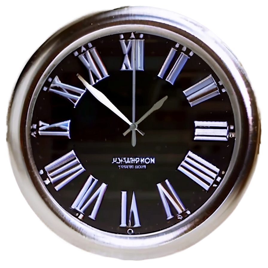 Round Tabletop Clock Png 04292024 PNG
