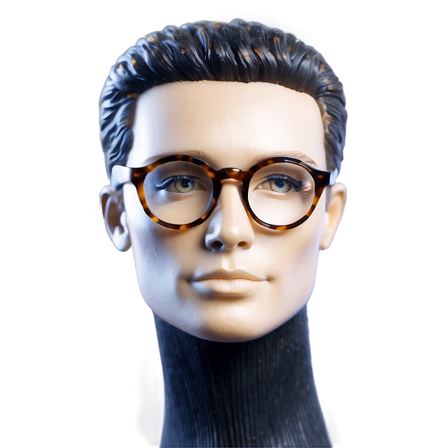 Round Tortoiseshell Glasses Png Osm82 PNG