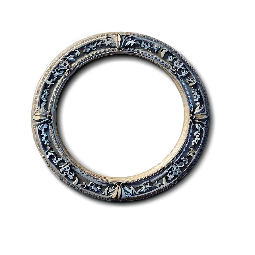 Round Vintage Frame Png 35 PNG