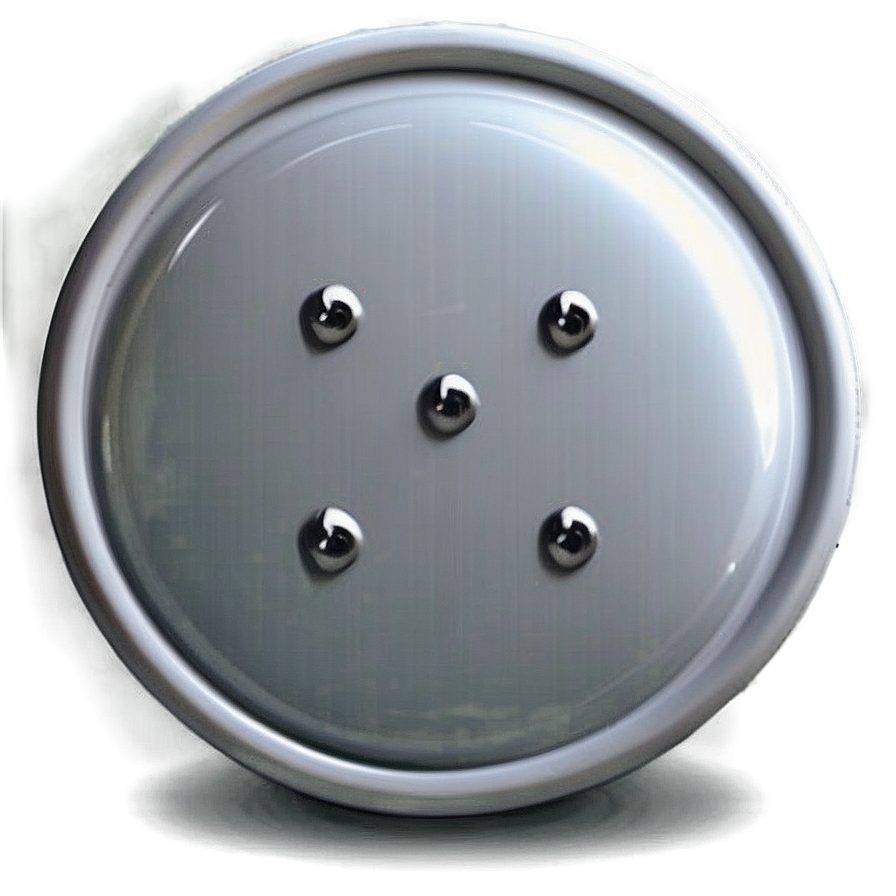 Round White Button Png 06272024 PNG