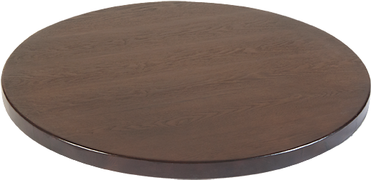Round Wooden Table Top PNG
