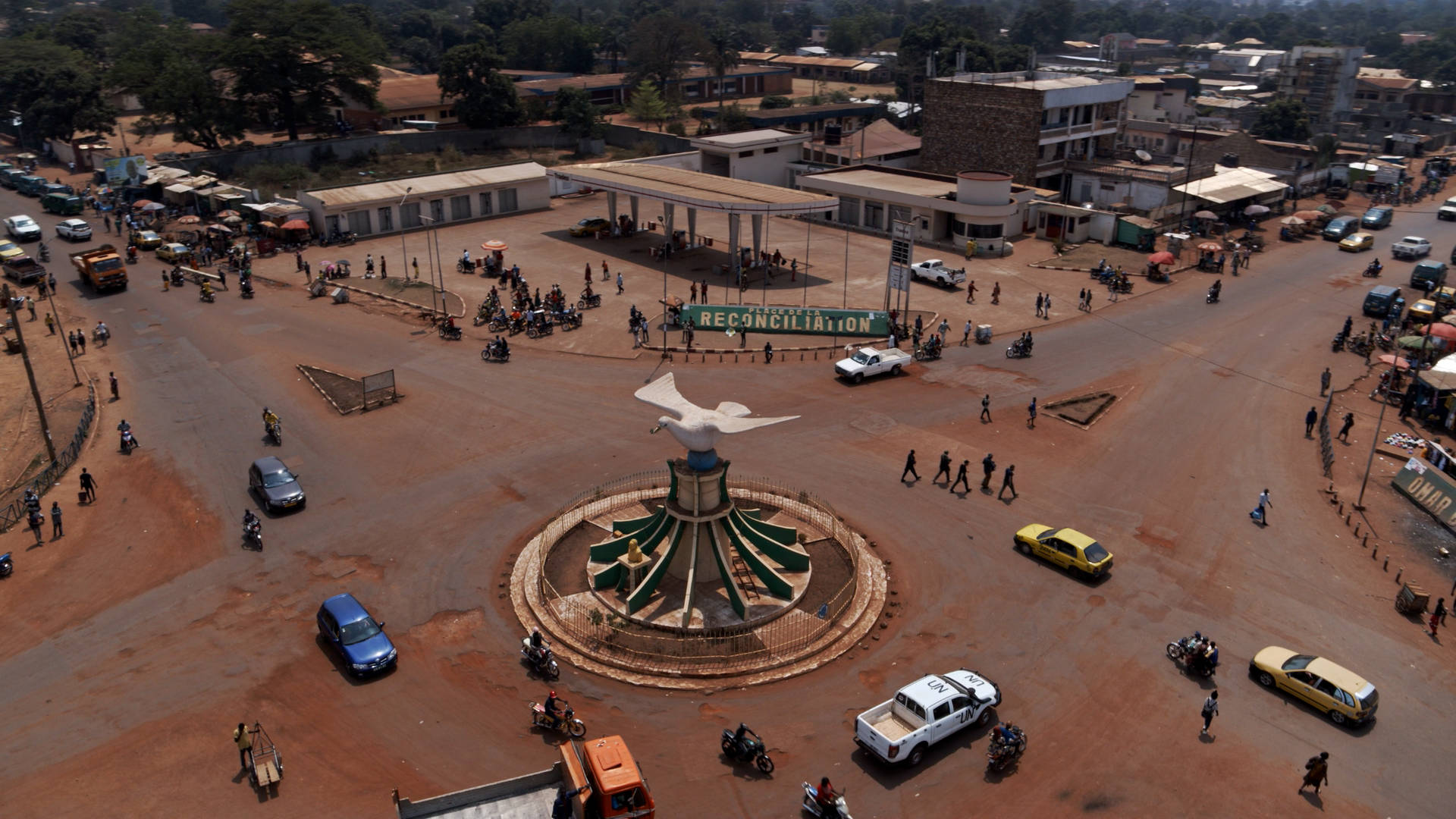 Roundabout In Central African Republic Picture