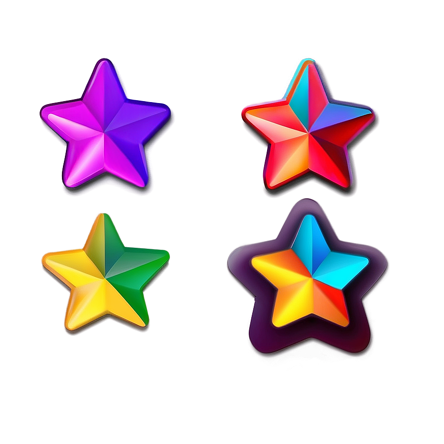 Rounded Star B PNG