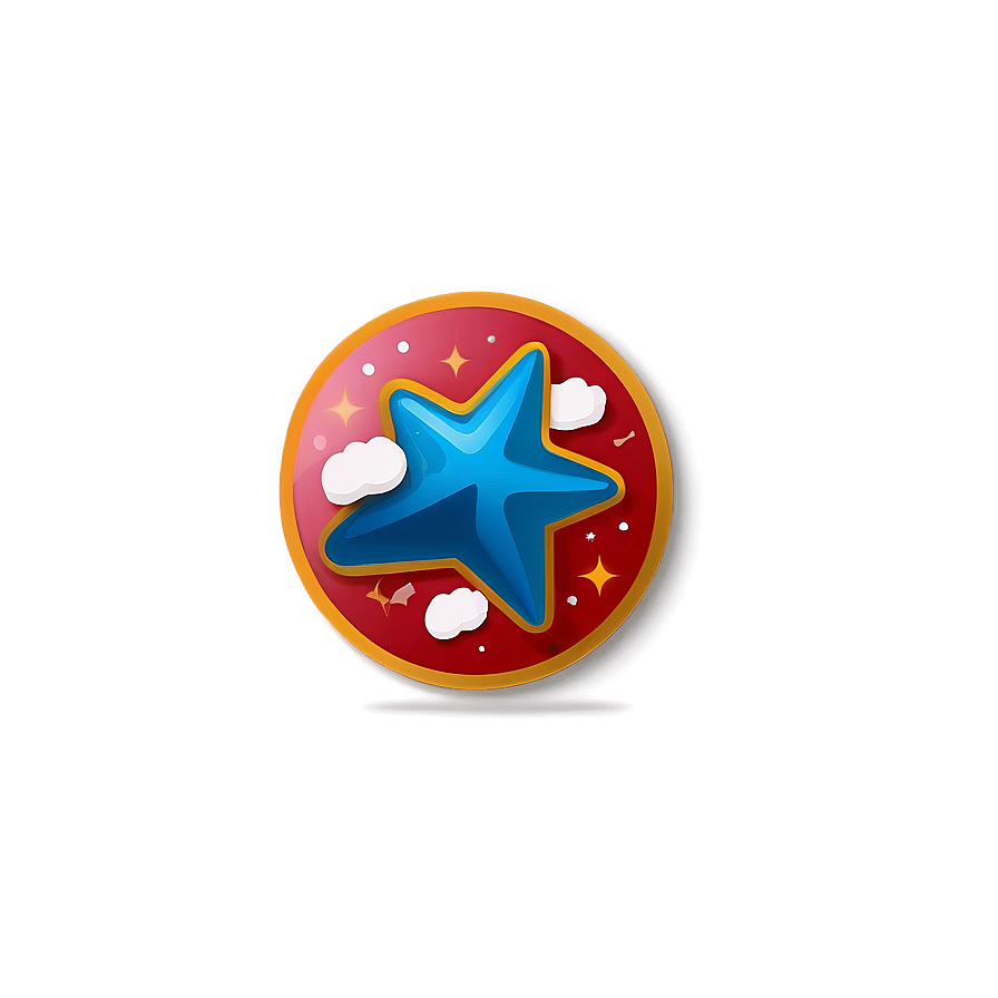 Rounded Star Background Png 06132024 PNG