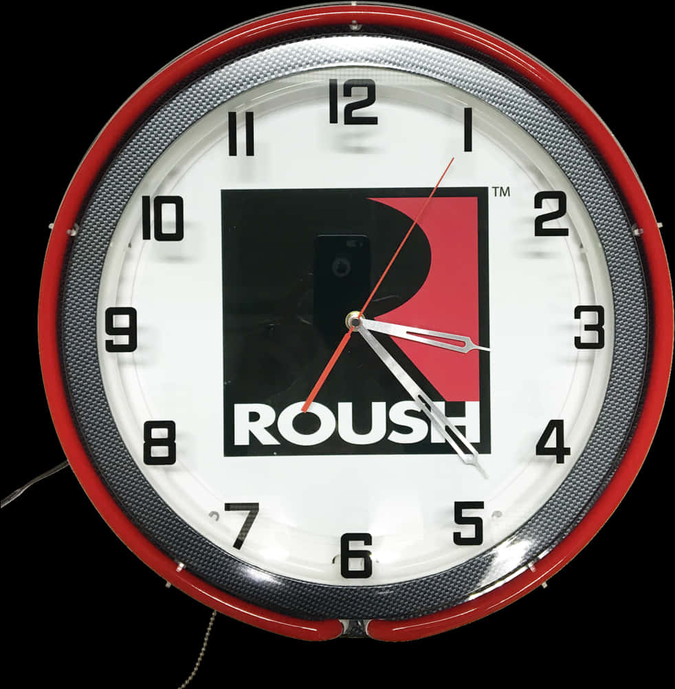Roush Branded Wall Clock PNG