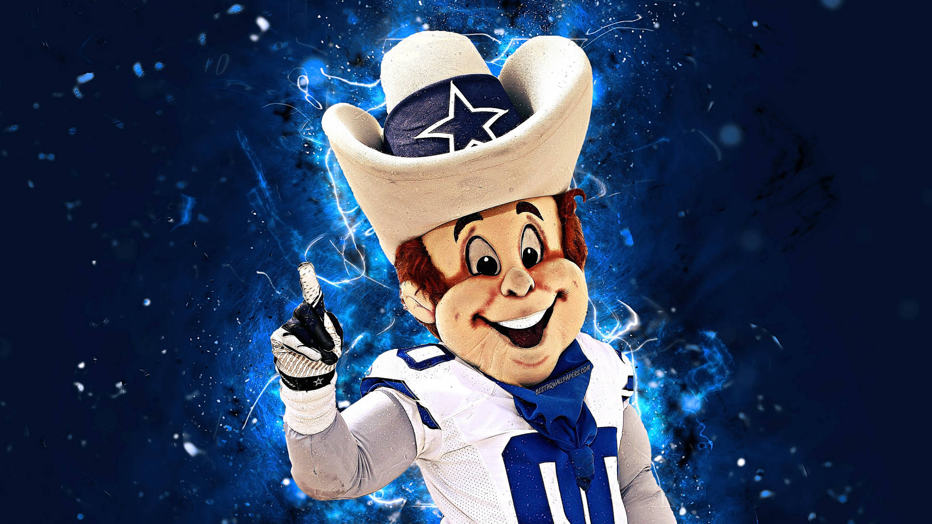 Rowdy, Mascot Of The Awesome Dallas Cowboys Wallpaper