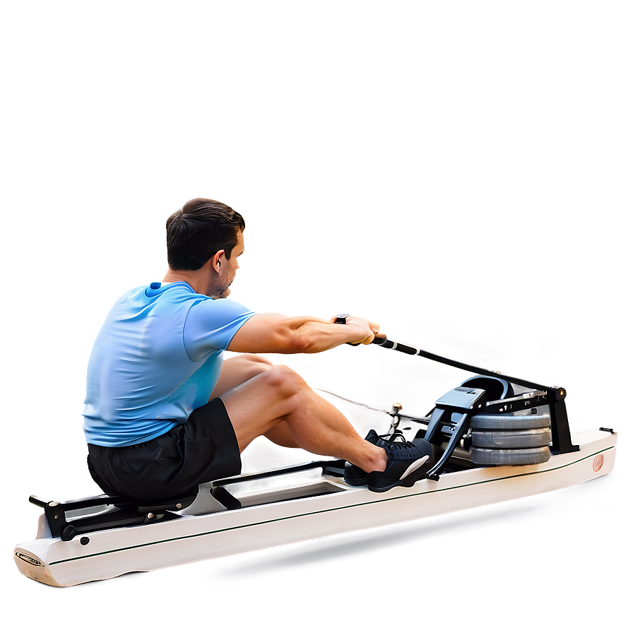 Rowing Exercise Png 06112024 PNG