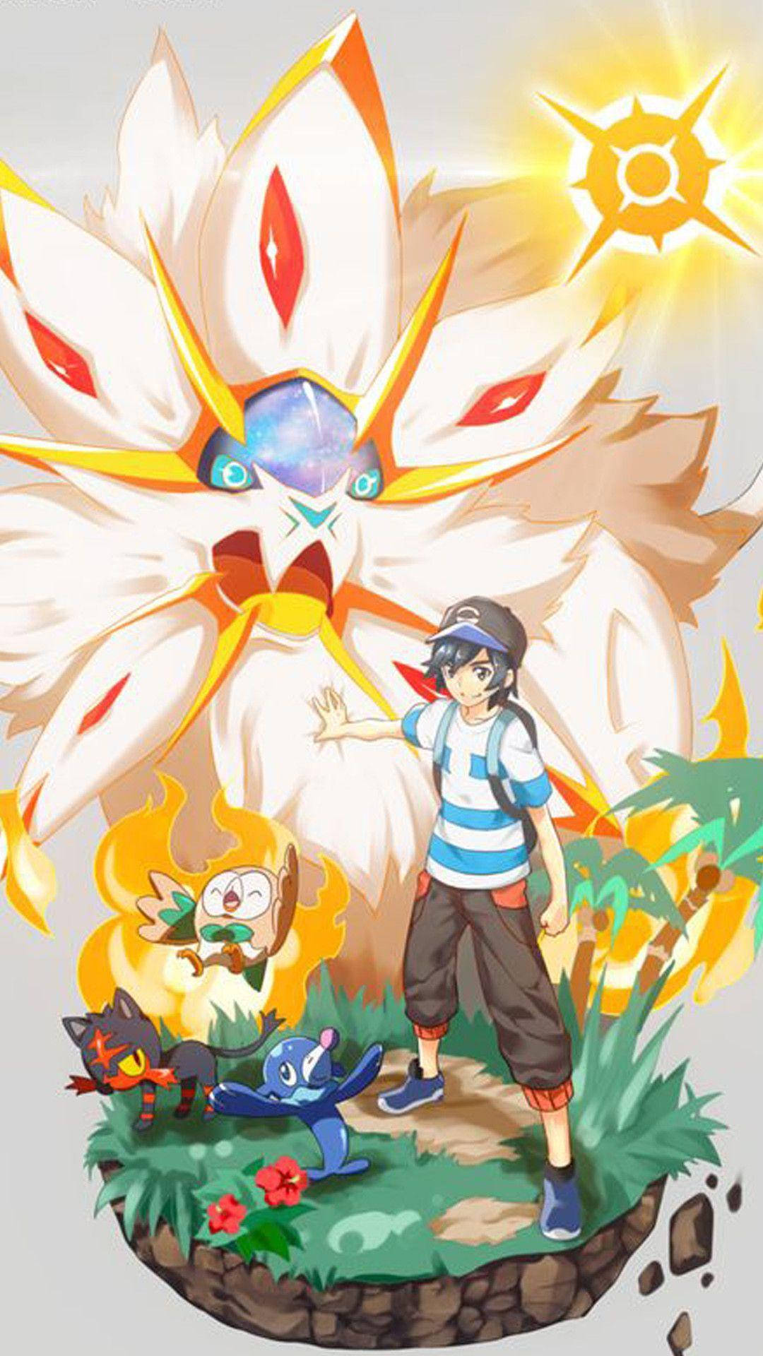 Rowlet Pokemon Sun Elio Wallpaper
