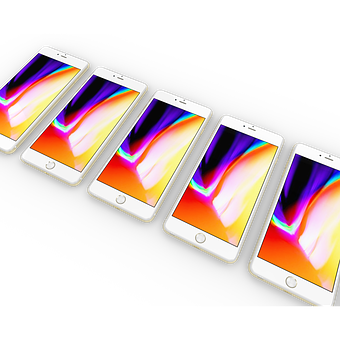Rowofi Phones Colorful Display PNG