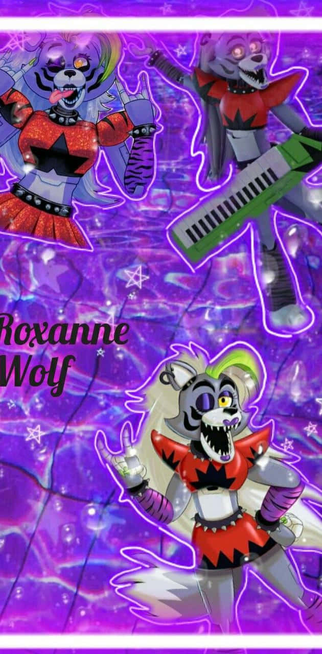 Roxanne Wolf Aesthetic Purple Wallpaper