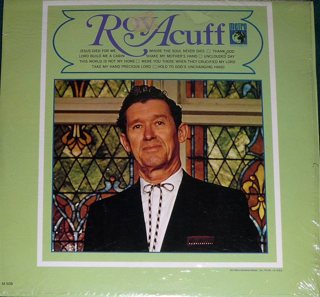 Classic Music Icon Roy Acuff with his Smokey Mountain Boys Team Wallpaper