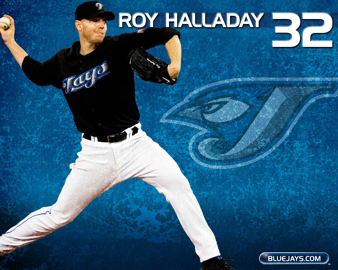 Roy Halladay Blue Jays Graphic Wallpaper