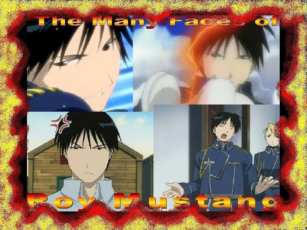 Download Roy Mustang Unleashing his Flames in Battle Wallpaper ...