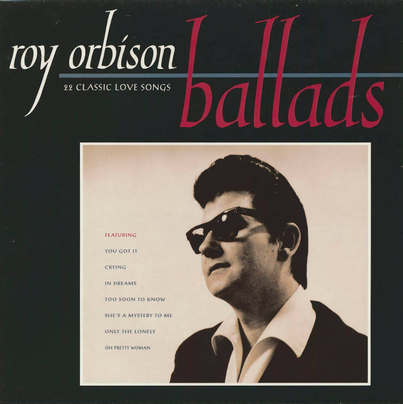 Roy Orbison Ballads Album Cover Wallpaper