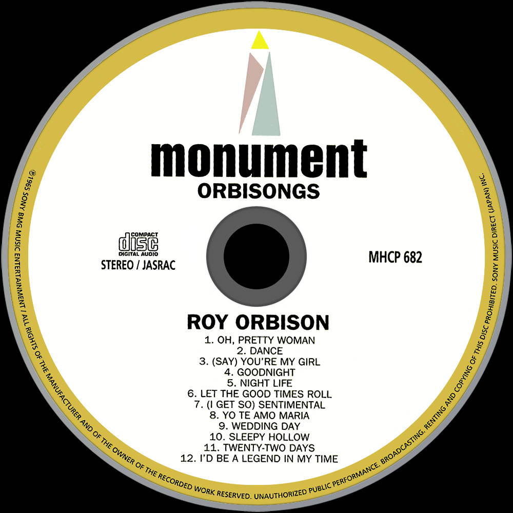 Monumentode Roy Orbison En Cd Fondo de pantalla