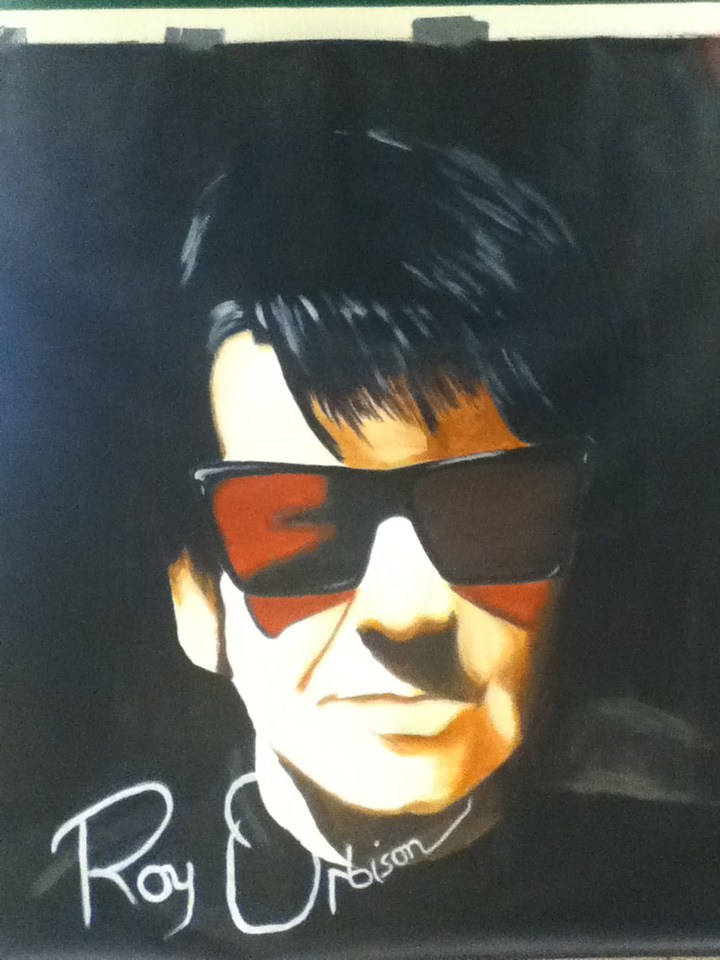 Roy Orbison Painting Wallpaper