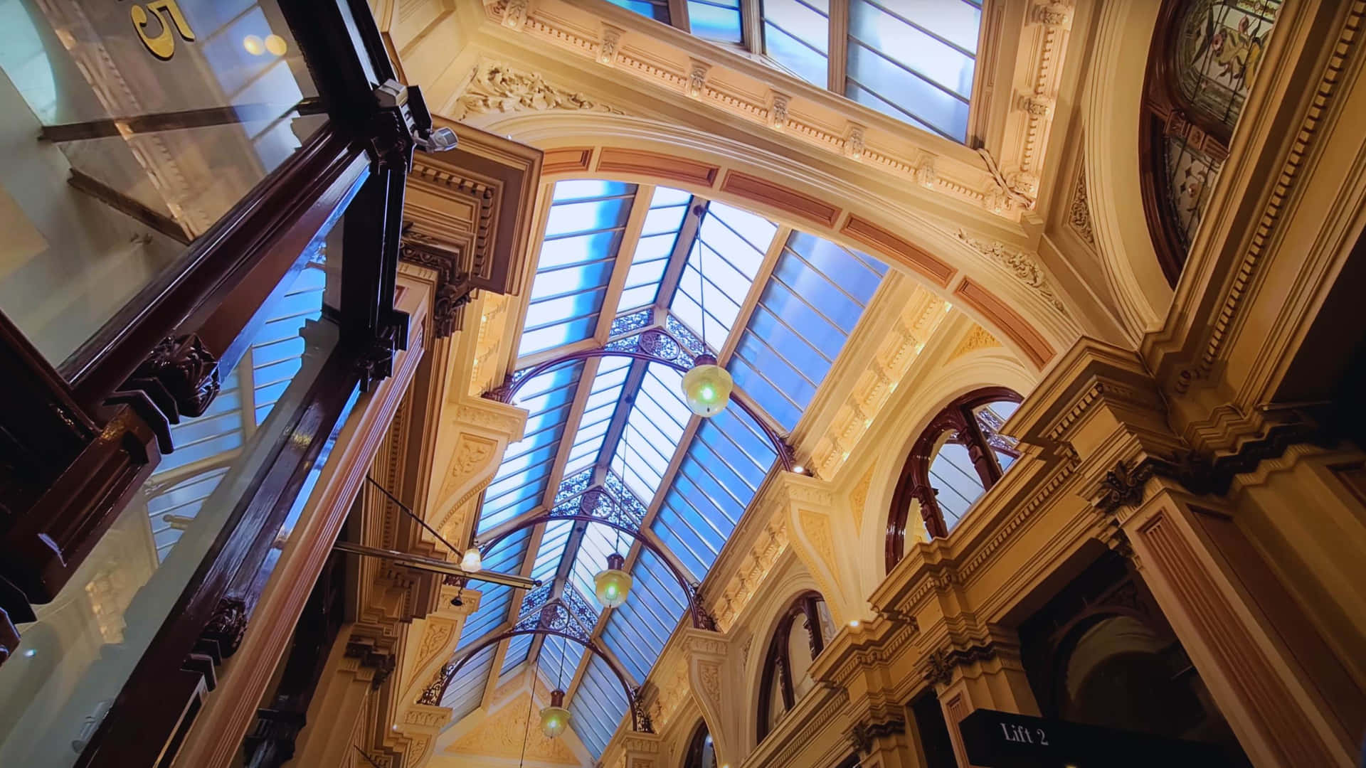 Royal Arcade Melbourne Interior Architecture Wallpaper