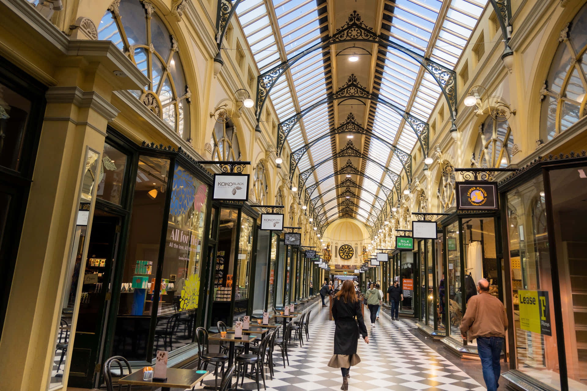 Royal Arcade Melbourne Interior Wallpaper