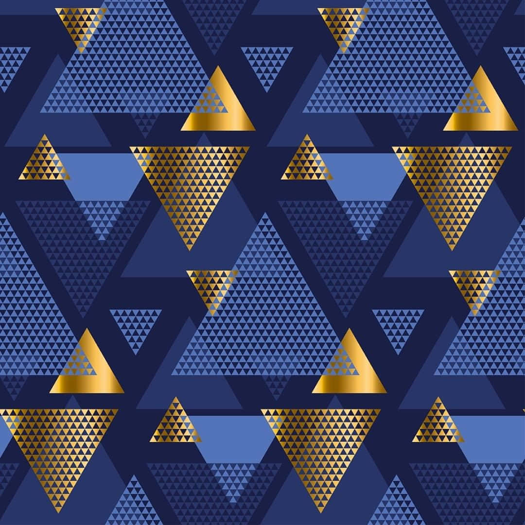 Rich and Elegant Royal Blue and Gold Background