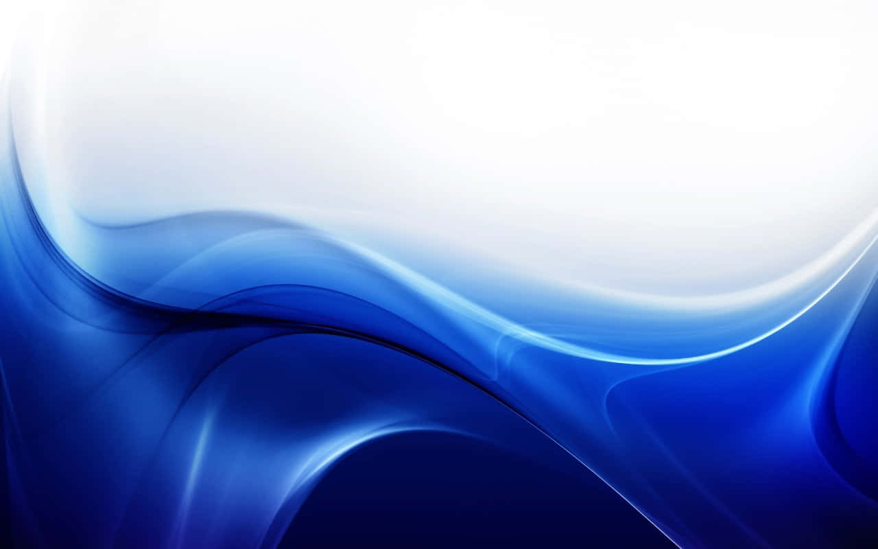 Royal Blue Background With Wave