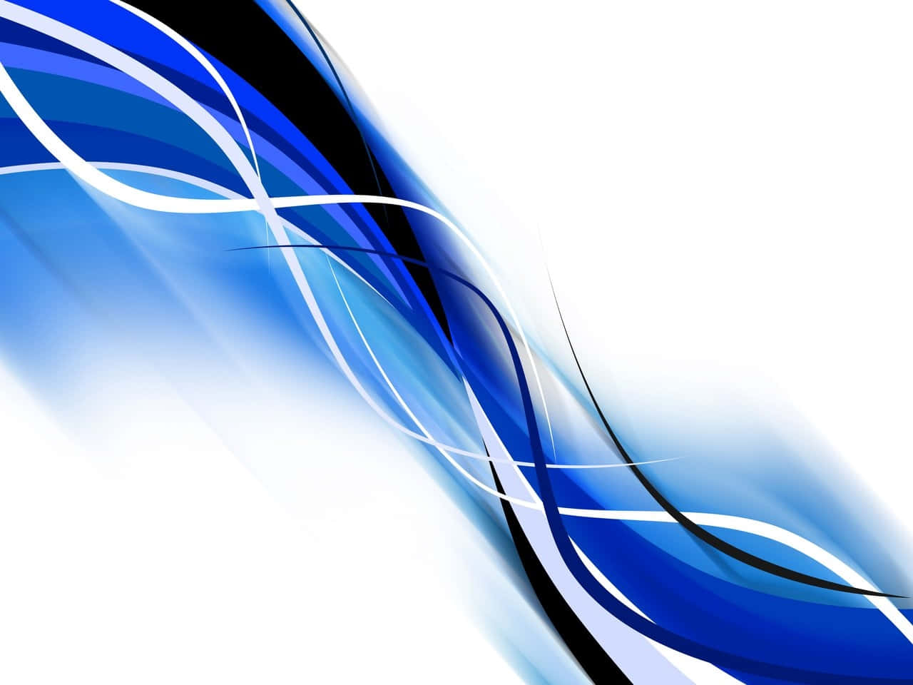 Colorful Line With Royal Blue Background