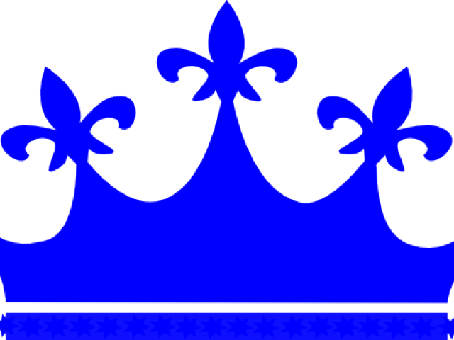 Royal Blue Crown Graphic PNG