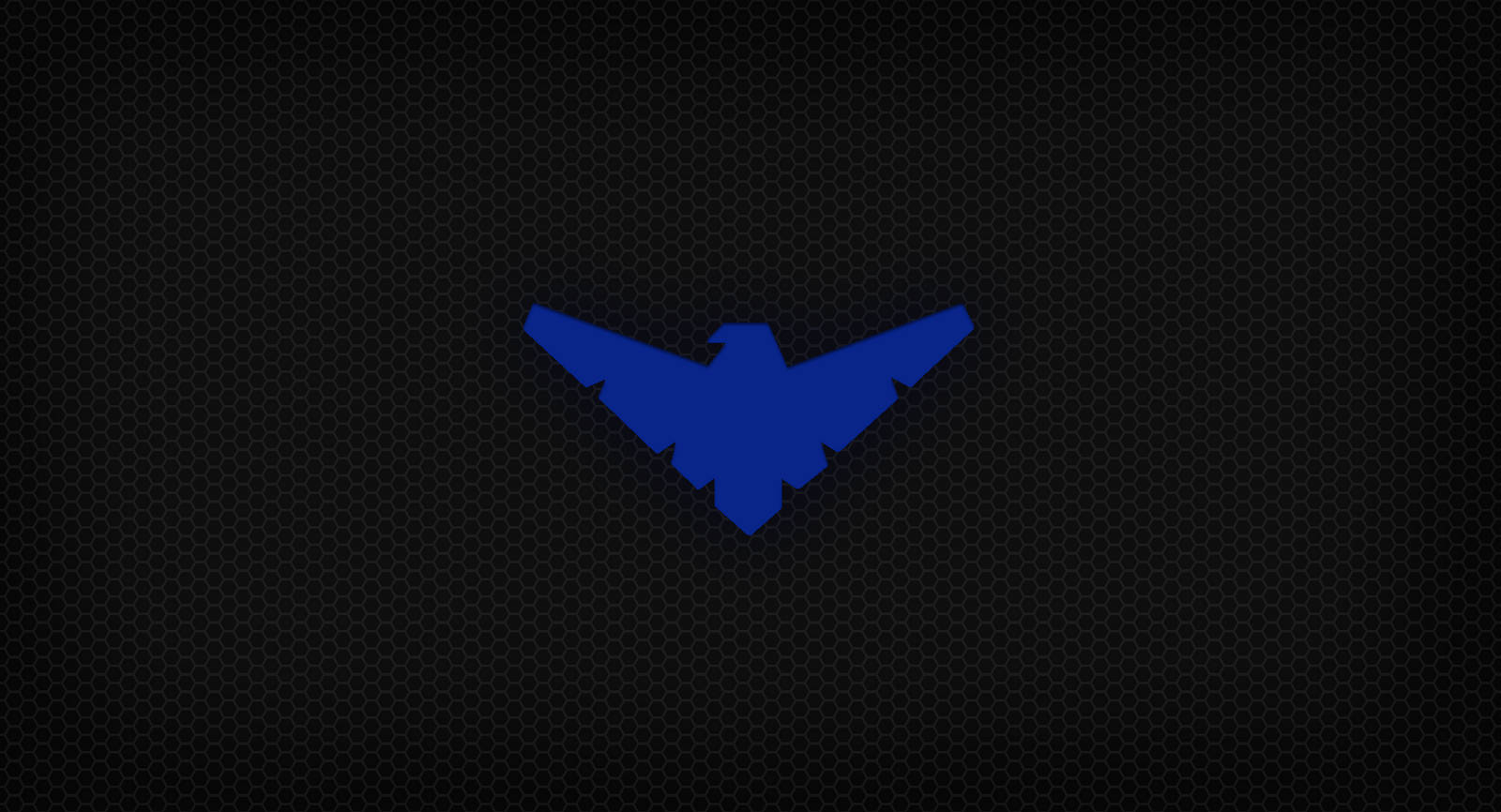 Royal Blue Nightwing Logo Background