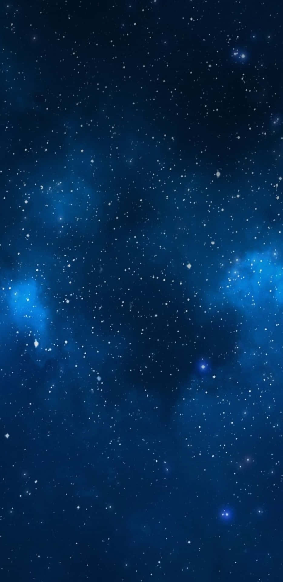 Royal Blue Starry Night Sky Wallpaper