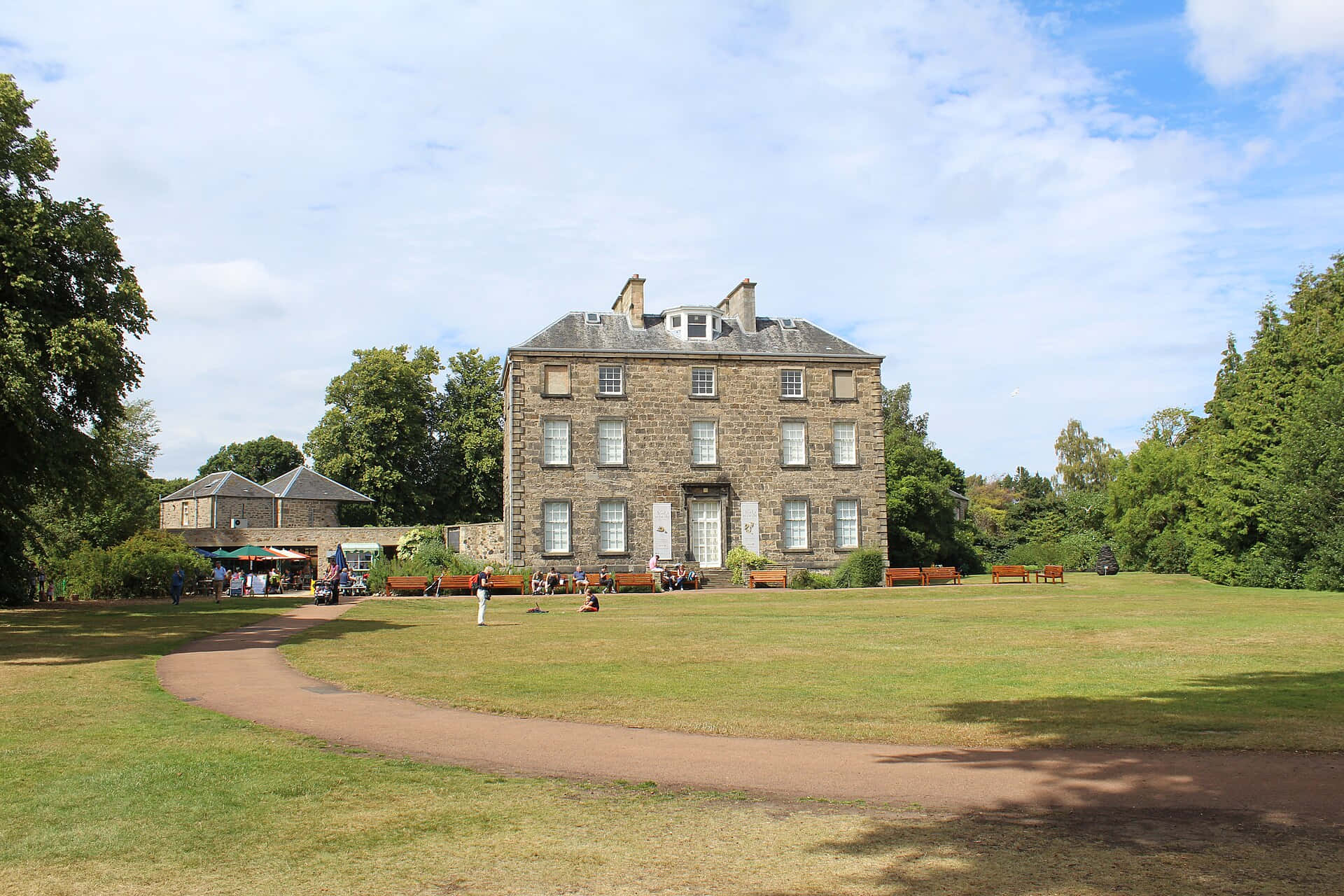 Royal Botanic Garden Edinburgh Historic Building Wallpaper