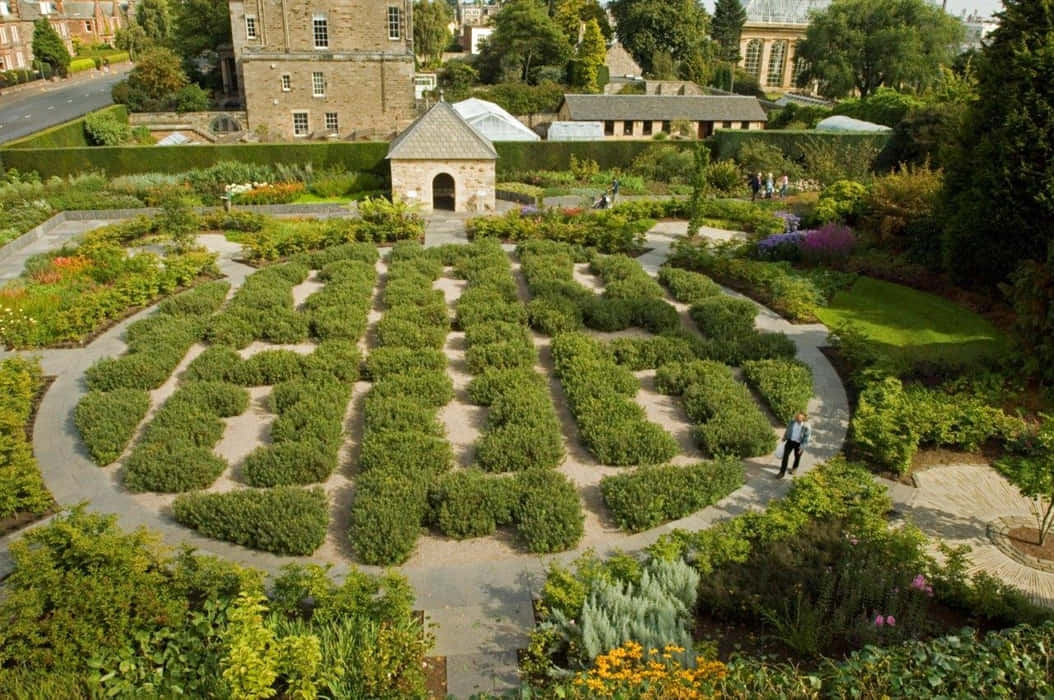 Royal Botanic Garden Edinburgh Queen Mothers Memorial Garden Wallpaper