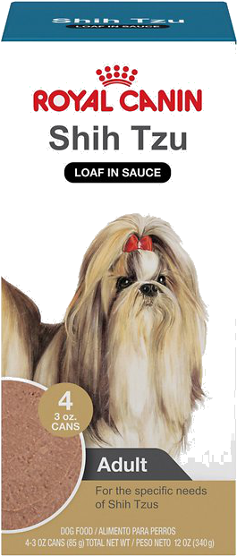 Royal Canin Shih Tzu Dog Food Packaging PNG