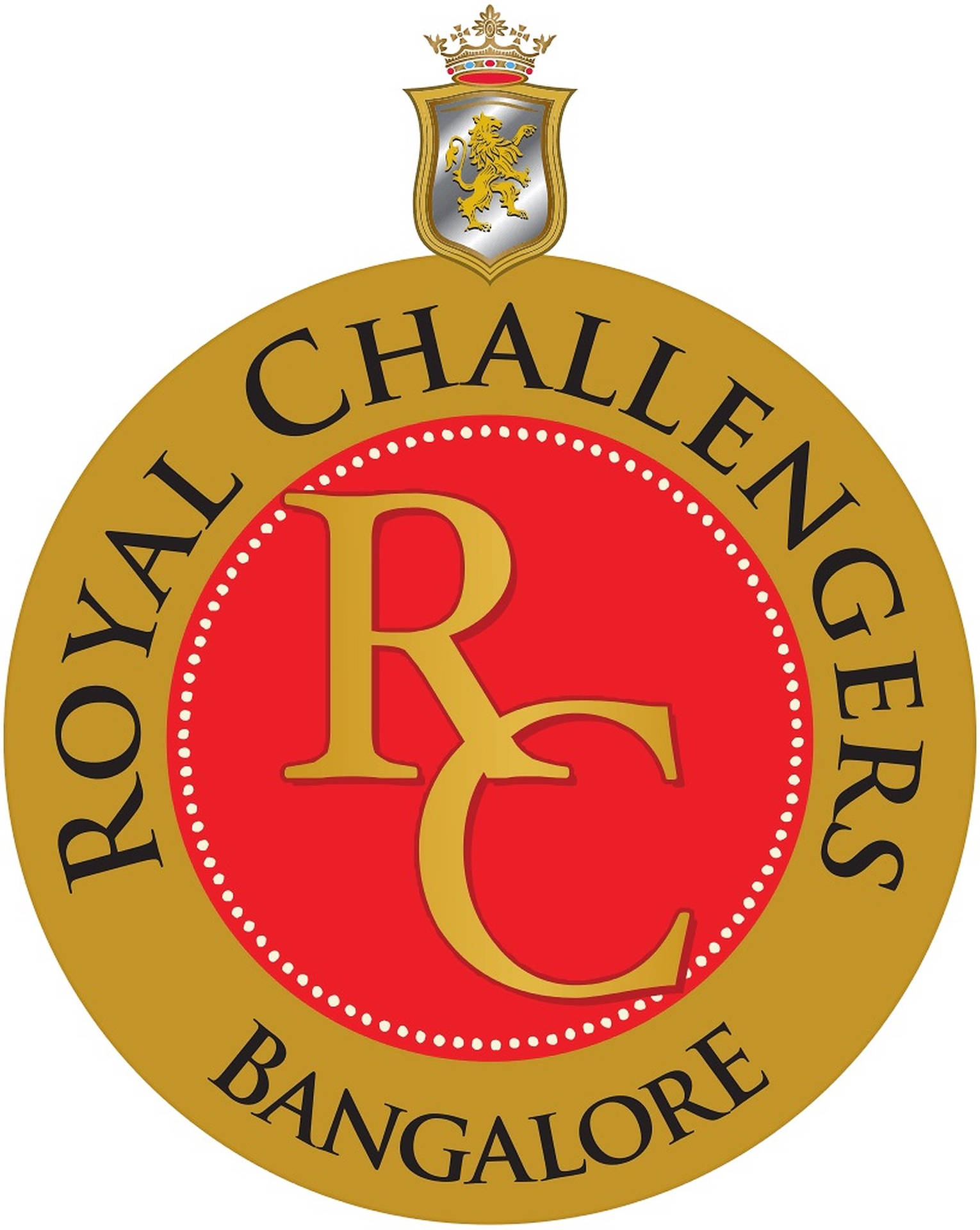 Royal Challengers Bangalore Gold Logo Wallpaper