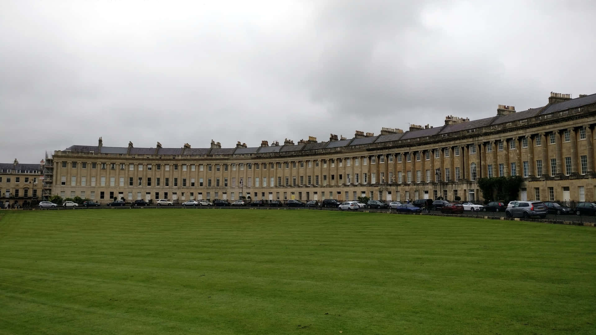 Royal Crescent Bath U K Georgian Architecture Wallpaper